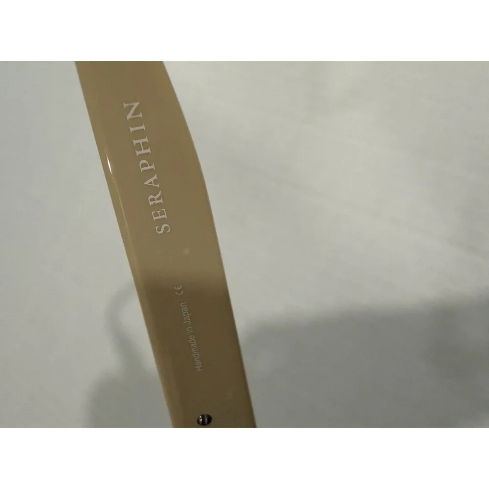 Seraphin Eyeglasses Hiawatha/8657 Brown Marble/Ivory 53-15 &‎ Shell Case Safilo